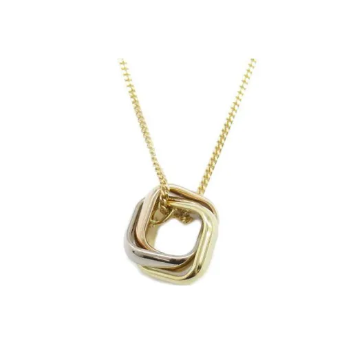 Cartier Trinity Series 18К золото Ожерелья Женские Золото