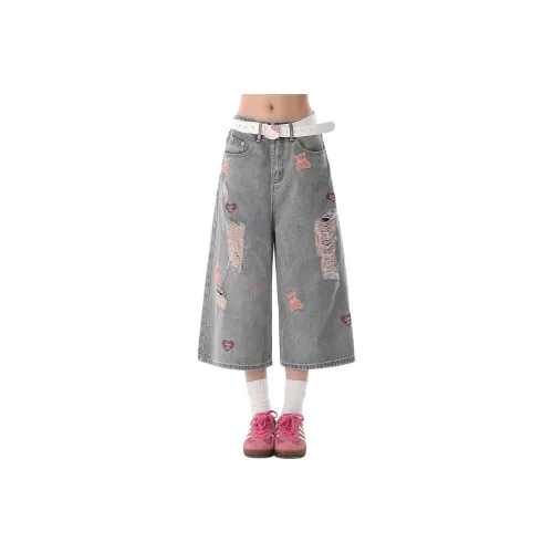 BQERTY Синие Женские Джинсовые Шорты