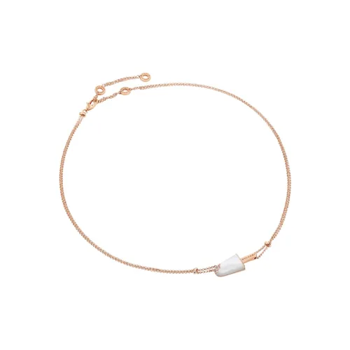 BVLGARI Gelati Series 18К Розовое золото Ожерелье Женское