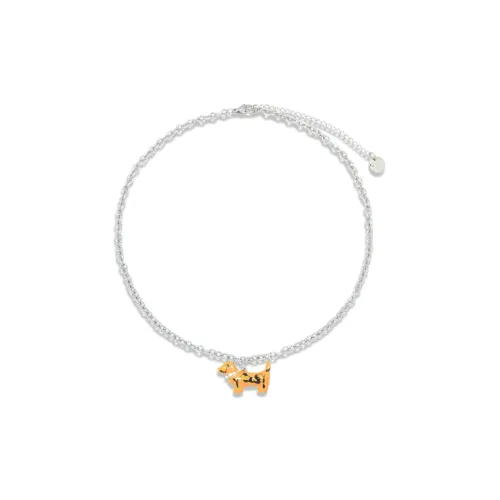 AWE Титановое стальное ожерелье для студентов вечеринка эксклюзивный дизайн SENSE щенок собака цепочка для ключицы женское