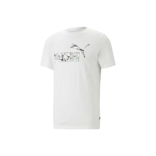 PUMA Summer Splash Graphic Tee T-Shirt Мужская Белая
