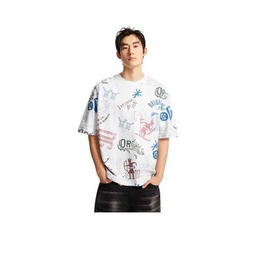 JACK JONES· Рубашка T Мужская A06 Натуральный Белый