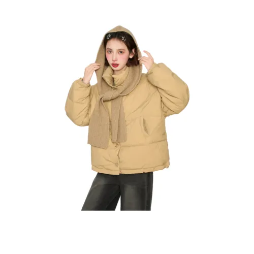 Princess Berdele Хлопковый пуховик женский хаки