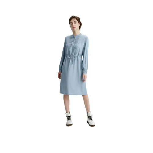 NAUTICA Длинное платье с длинными рукавами женское