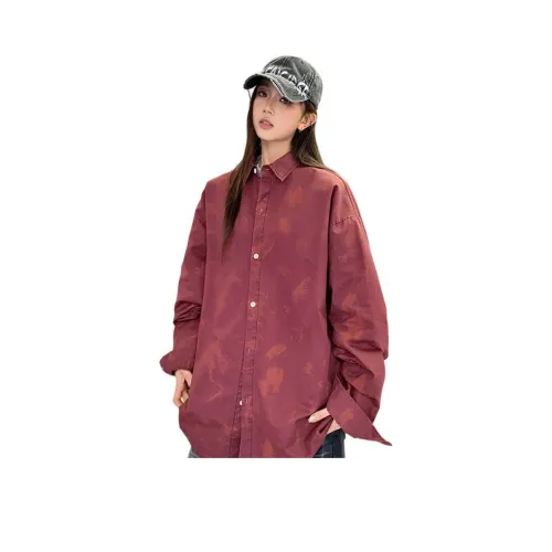 Flowers in water Женские рубашки