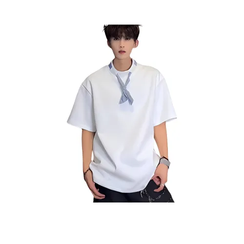 JIARONG Американский Короткий Рукав Морской стиль Тяжелый Пара Половина Рукава Унисекс