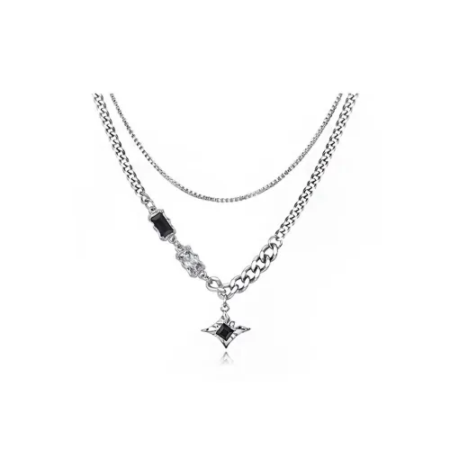 QIANFANGDAHUANGYE Титановые стальные ожерелья унисекс