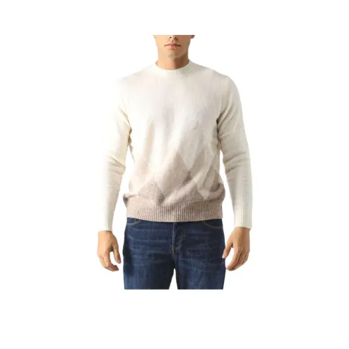 BALLANTYNE Экрю Мужской Трикотаж