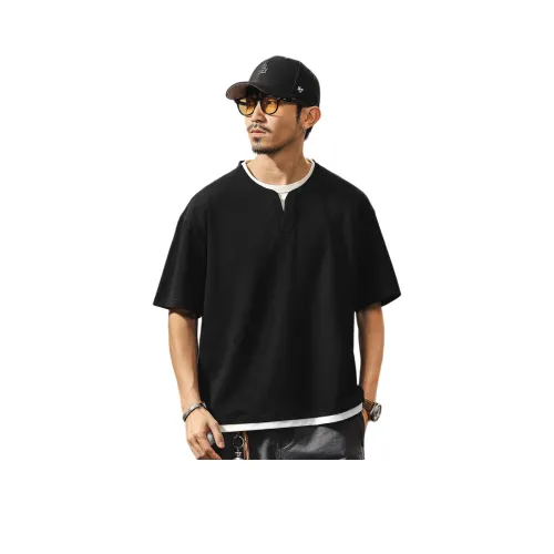 JIELEINUO Черные Мужские T-рубашки