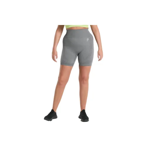 GYMSHARK Серые Женские Шорты для Йоги