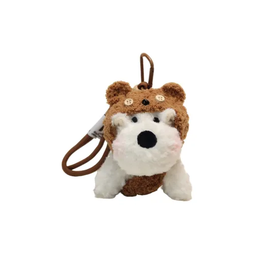 Whoops Милый Вест-хайленд Шпилька для волос Успокаивающий Акомпанемент Плюшевый Брелок 13 см Рекомендуемая высота