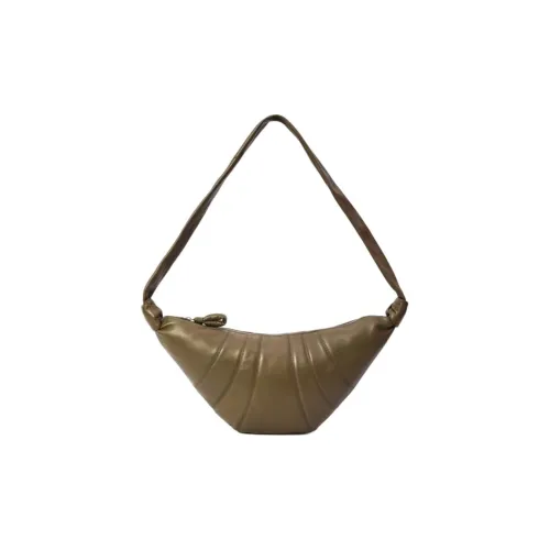 Lemaire Sheepskin Круассан Сумка через плечо Средняя Женская Темный хаки