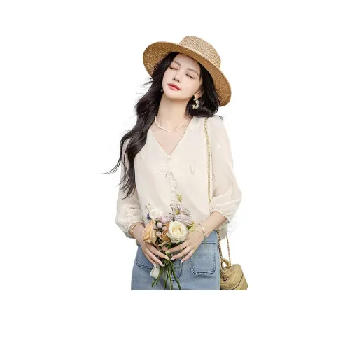 Cypress House Рубашка Женская Абрикос