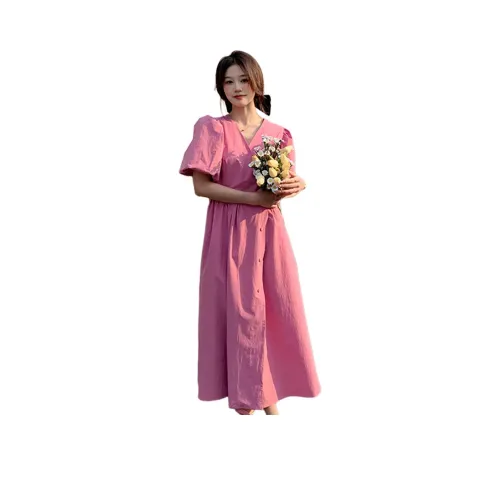 TEME Короткий рукав Платье для женских