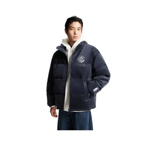 JACK JONES· Jack Jonesxnba Down Jacket Coat Men's Dark Blue JACK JONES· Jack Jonesxnba Пуховик Пальто Мужской Темно-синий