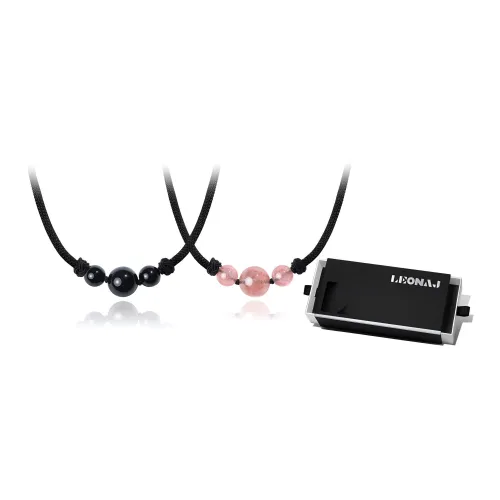 LEONAJ Обсидиан Ожерелье Унисекс