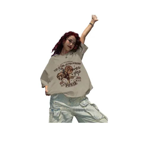 YEP Авокадо-зеленые Женские футболки