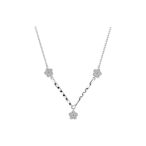 Glam Ever Ожерелья Серебряные Женские