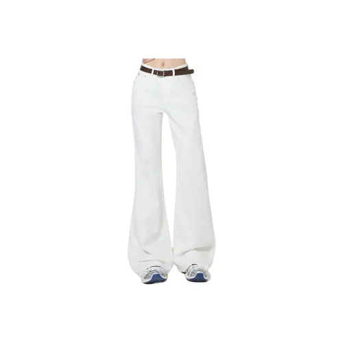 OMOIDAS Белые Женские Джинсы