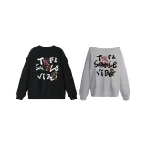 Черный круглый вырез / Серый асимметричный вырез