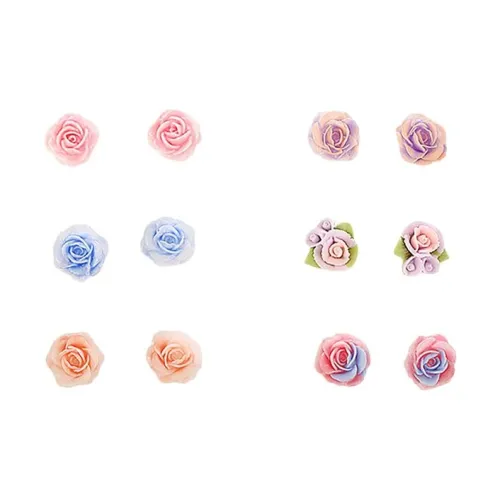 QIANTONG Пластик Серьги-гвоздики Унисекс