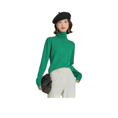 Emodues Зеленые Женские Свитера