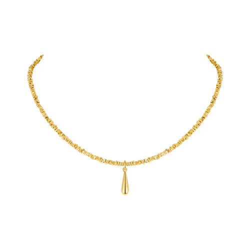 ZEGL Медное покрытие 18К золото Ожерелье Женское