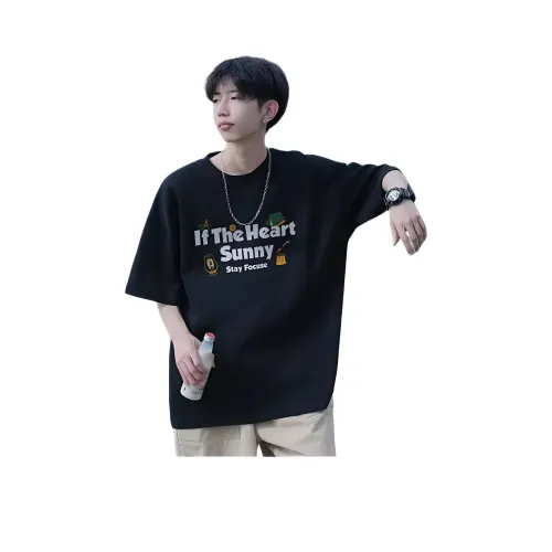 Wooden Rabbit Повседневный Универсальный Модный бренд Letter print fashion Эксклюзивный Спортивный Свободный крой Длинные рукава Мужской