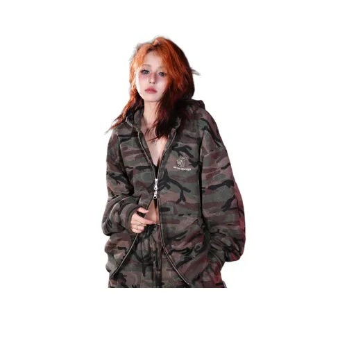 GECKOGOGO Армейский зеленый Унисекс Свитшоты