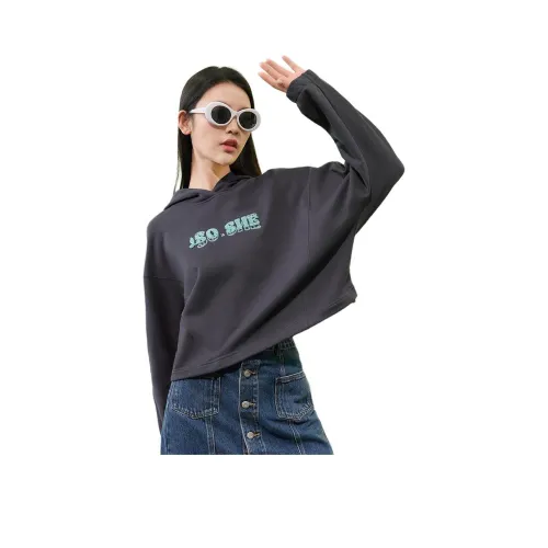 EICHITOO Свитшот Женский Темно-Серый