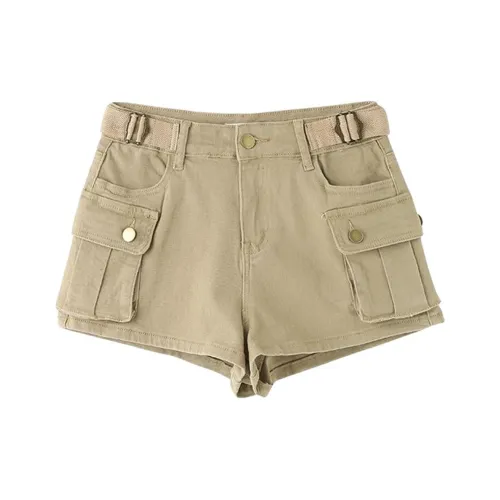 SDN by41 Хаки Женские Джинсовые Шорты