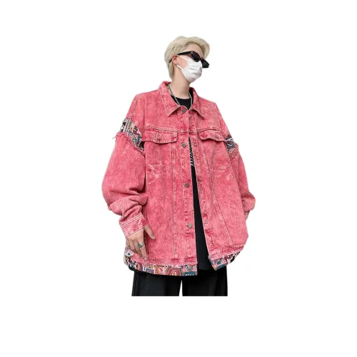 SIL VITIN Розовый Унисекс Джинсовые куртки