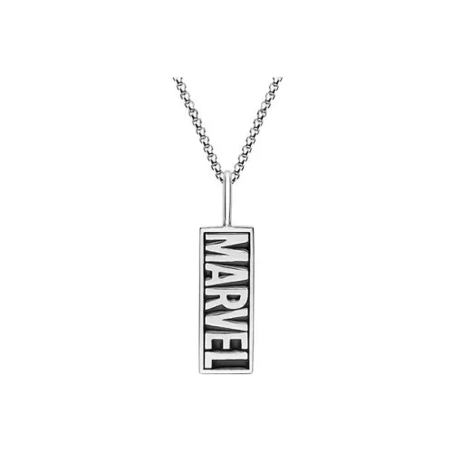 Disney Marvel Series Медные Ожерелья Унисекс Серебряный