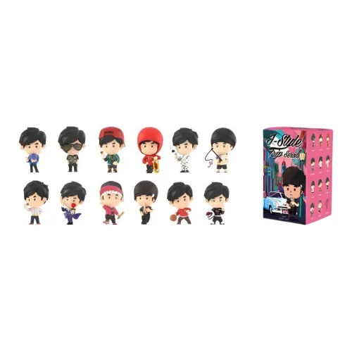 POP MART ChouChou Jay Chou 'Journey с JAY' Коллекция Слепые коробки Один Mystery Коробка Целая коробка 12 шт