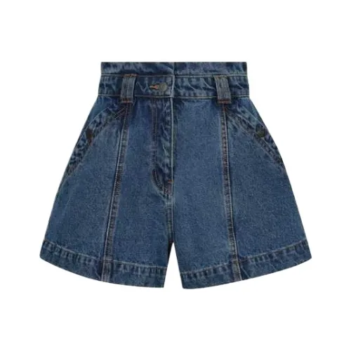 Shona Joy Темно-синие женские джинсовые шорты