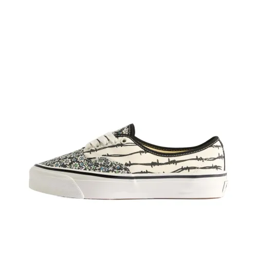Vans Premium Authentic Износостойкие Низкие Кеды Унисекс Черный Белый