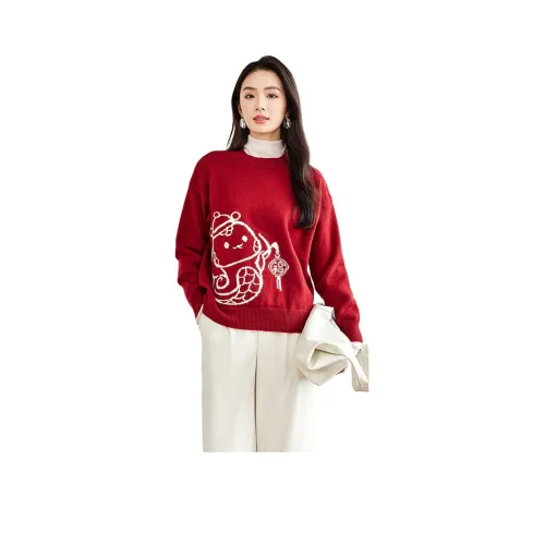 SENTUBILA Red Women's Sweaters SENTUBILA Красный Женские Свитера