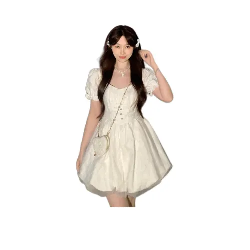 MORii Короткий рукав Платье Женское