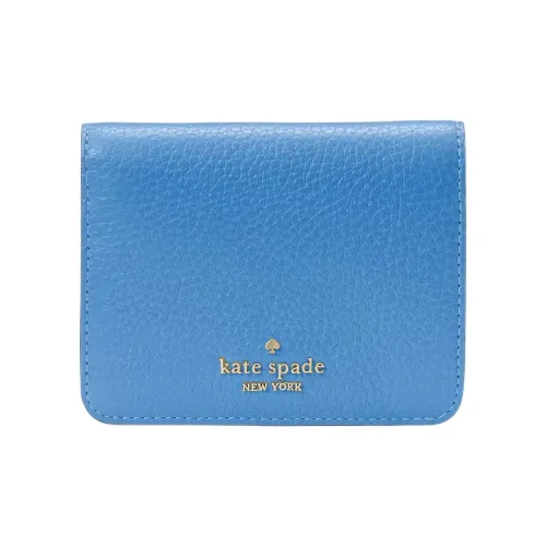 Kate Spade Lena кожаный кошелек маленький женский Tidal синий