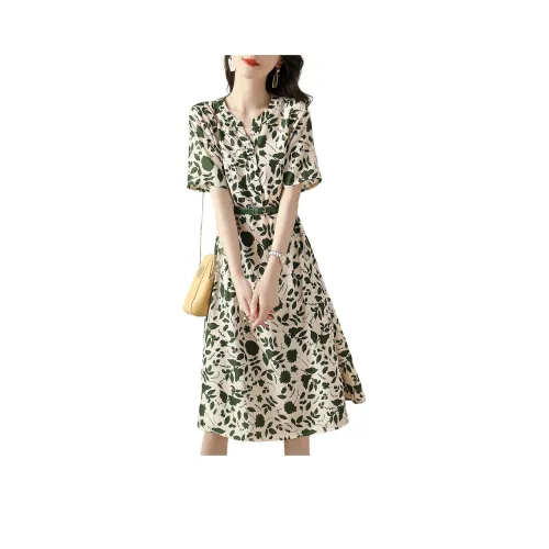 The Temptation Of The Muse Короткий рукав Платье Женское