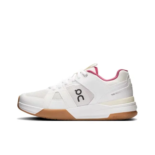 On THE ROGER Clubhouse Pro Дышащие Низкие Кроссовки для Тенниса Женские Белые Коричневые