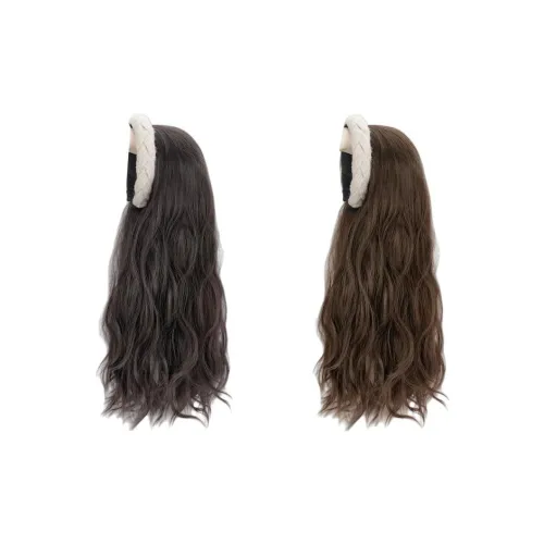 Sweet Pillow House TWISTED Жареное тесто Ткани вязаные Ободок Перука Полный набор с длинными прямыми синтетическими волосами Перука