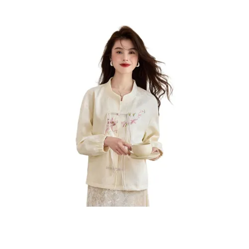 CARBAMMI Куртки Пальто Женские Груша Белый