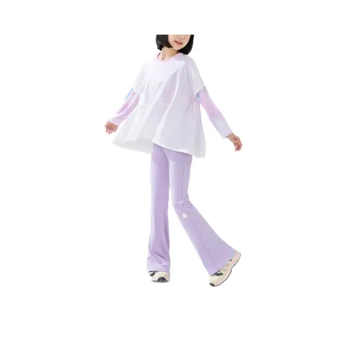 Youyou 1 Point Повседневная Спортивная Одежда 2 Предмета Комплект Фиолетовый Детский