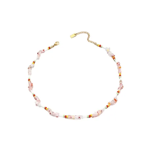 ROAELOVE Титановые стальные ожерелья женские