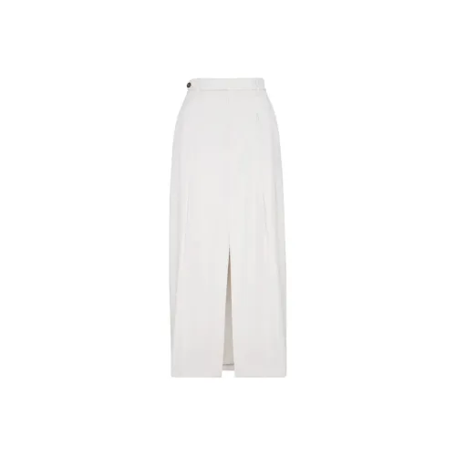 BRUNELLO CUCINELLI FW25 Повседневный Длинный Юбка Унисекс