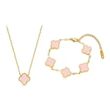 Счастливый Клевер Четырехлистный Коллекция (Розовый)