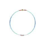 Тонкое синее ожерелье