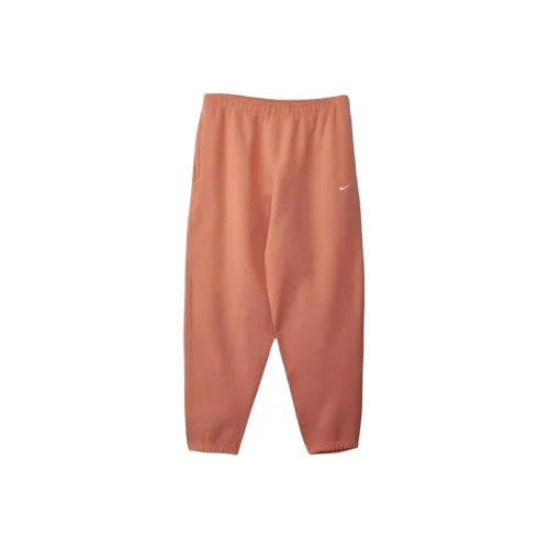 Найк Вязаные Тренировочные Штаны Мужские Оранжевые