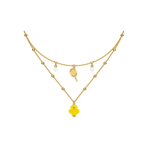 Swarovski LINE FRIENDS Искусственный кристалл Камни Ожерелья Женские